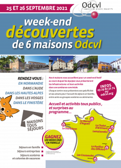 Week-end Découvertes le 25-26 septembre 2021 Week-end Découvertes le 25-26 septembre 2021