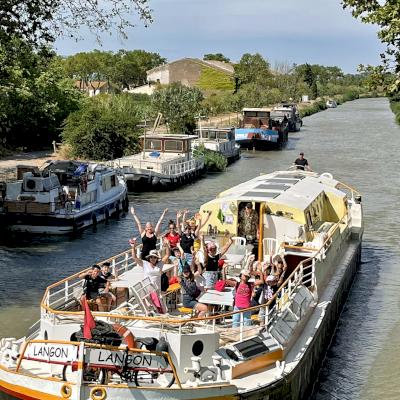 CANAL DU MIDI - aventure en péniche - du 01 au 14 08 2022